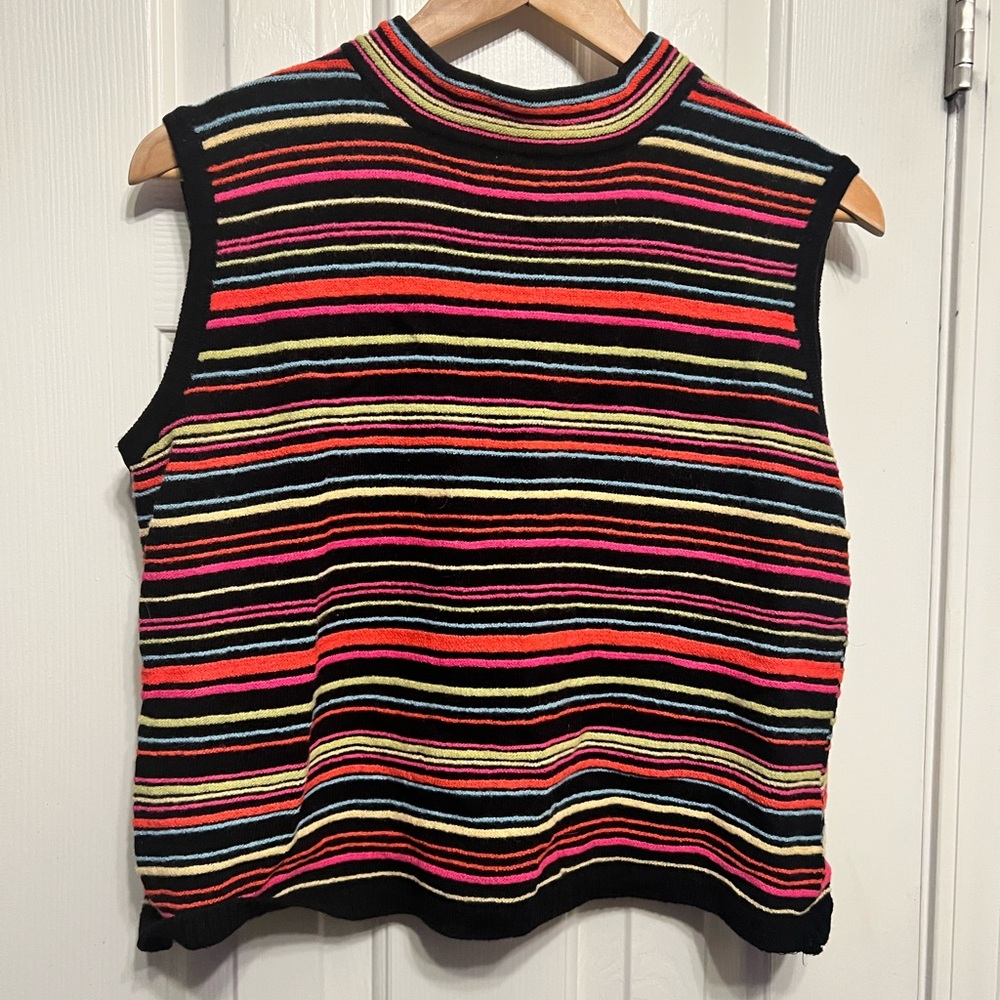 Striped Multicolor Women's Tank Top